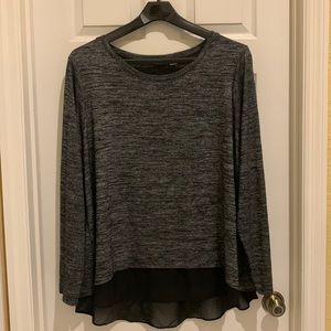 Womens plus size long sleeve top